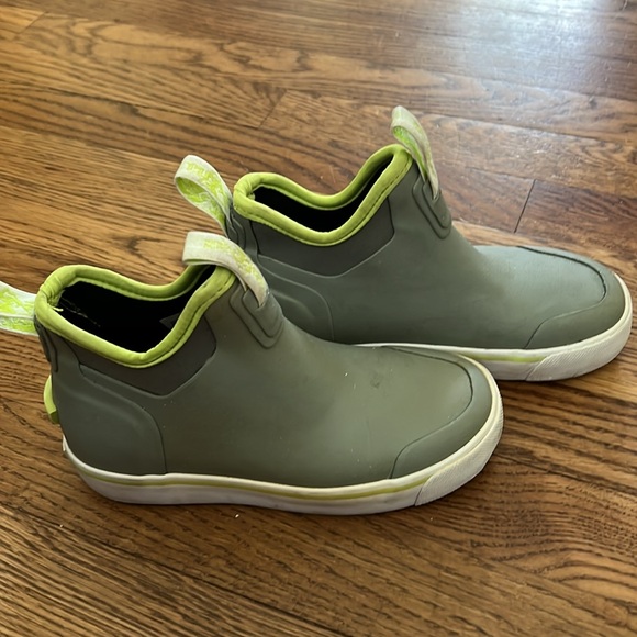 Rocky Kids Green and White Rain Boots - Picture 3 of 7